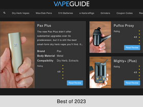 'thevape.guide' screenshot