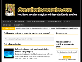 'consultorioesoterico.com' screenshot