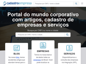 'cadastroempresa.com.br' screenshot