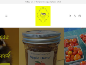 magnesscreekfarm.com homepage screenshot