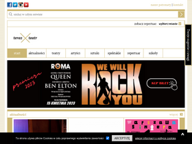 'terazteatr.pl' screenshot