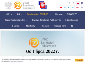 'uzp.gov.pl' screenshot