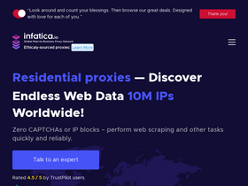 'infatica.io' screenshot