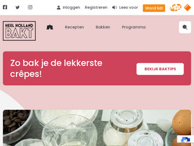 'heelhollandbakt.nl' screenshot