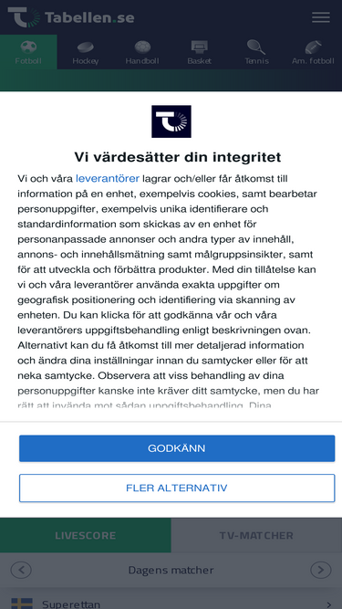 tabellen.se