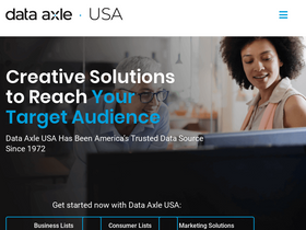 'dataaxleusa.com' screenshot