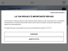 'opel.it' screenshot
