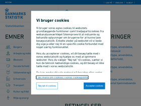 'statistikbanken.dk' screenshot