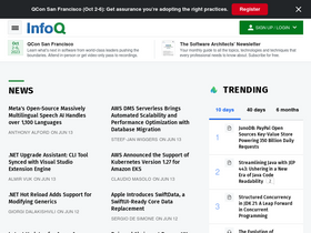 'infoq.com' screenshot