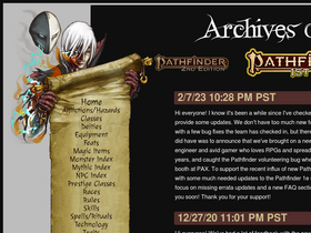 'aonprd.com' screenshot