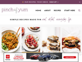'pinchofyum.com' screenshot