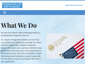 'dygreencard.com' screenshot