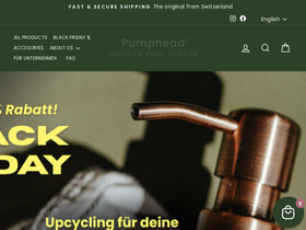 pumphead.ch homepage screenshot