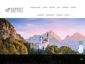 'expertworldtravel.com' screenshot