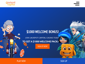 'jackpotcapital.eu' screenshot