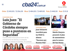 'cba24n.com.ar' screenshot