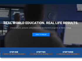 'walshcollege.edu' screenshot