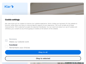 'klarhome.com' screenshot