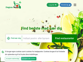 'dagensmenu.dk' screenshot