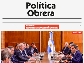 'politicaobrera.com' screenshot