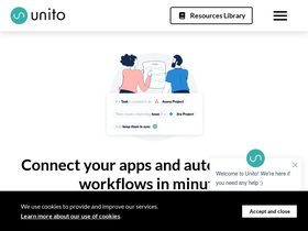 'unito.io' screenshot