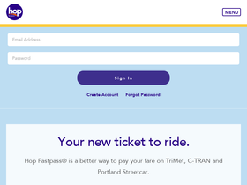 'myhopcard.com' screenshot