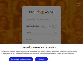 'divinoamor.com.br' screenshot