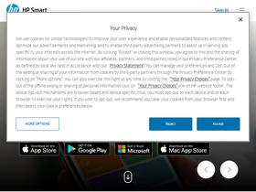 'hpconnected.com' screenshot