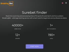 'breaking-bet.com' screenshot