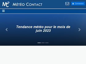 'meteocontact.fr' screenshot