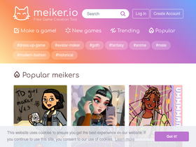 'meiker.io' screenshot
