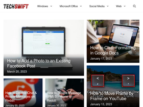 'techswift.org' screenshot