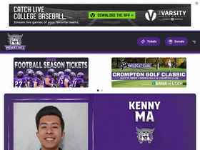 'weberstatesports.com' screenshot