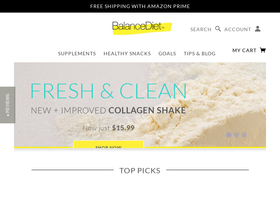 gobalancediet.com homepage screenshot