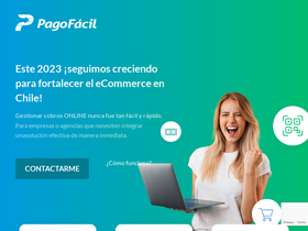 'pagofacil.cl' screenshot