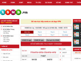 'xsmb.vn' screenshot