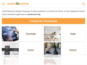 'gangasamazing.com' screenshot