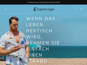 'saphirvogel.de' screenshot