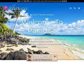 thehawaiishop.com homepage screenshot