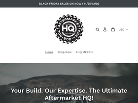 aftermarkethqfab.com homepage screenshot