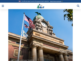 'lakecountyohio.gov' screenshot