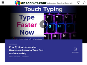 'ansonalex.com' screenshot