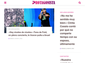 'protagonista.com.co' screenshot
