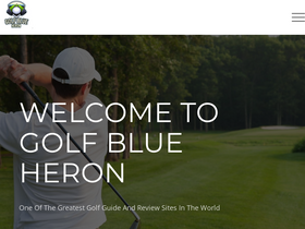'golfblueheron.com' screenshot