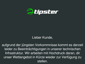 'tipster.de' screenshot