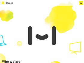 'hamee.co.jp' screenshot