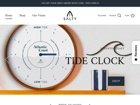 Salty Home homepage screenshot