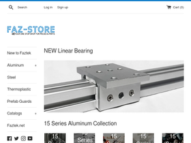 faz-store.net homepage screenshot