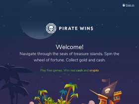 'piratewins.io' screenshot