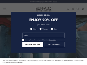 'buffalojeans.ca' screenshot